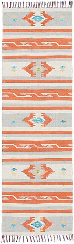 Nourison Baja Baj03 Iv / Grey Southwestern Area Rug