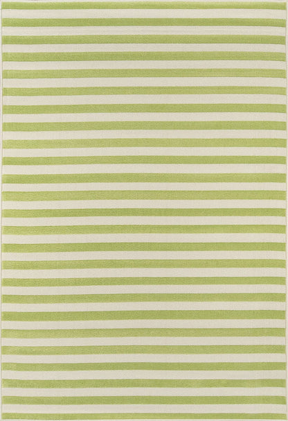 Momeni Baja Baj-1 Green Striped Area Rug