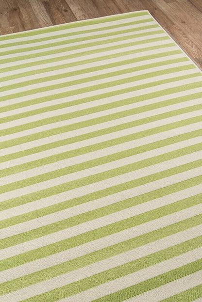 Momeni Baja Baj-1 Green Striped Area Rug