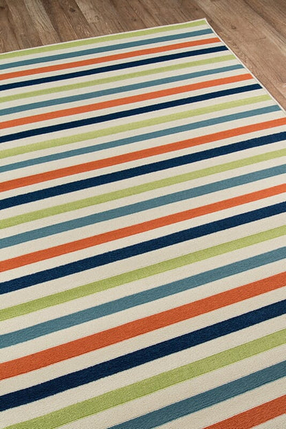 Momeni Baja Baj-1 Multi Striped Area Rug