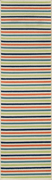 Momeni Baja Baj-1 Multi Striped Area Rug