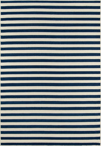 Momeni Baja Baj-1 Navy Striped Area Rug