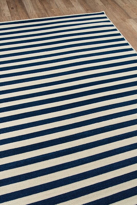 Momeni Baja Baj-1 Navy Striped Area Rug