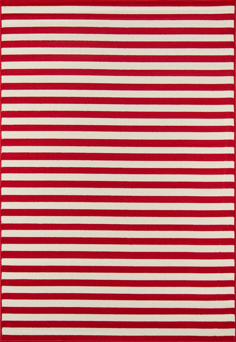 Momeni Baja Baj-1 Red Striped Area Rug