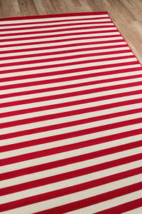 Momeni Baja Baj-1 Red Striped Area Rug