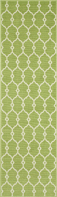 Momeni Baja Baj-2 Green Geometric Area Rug