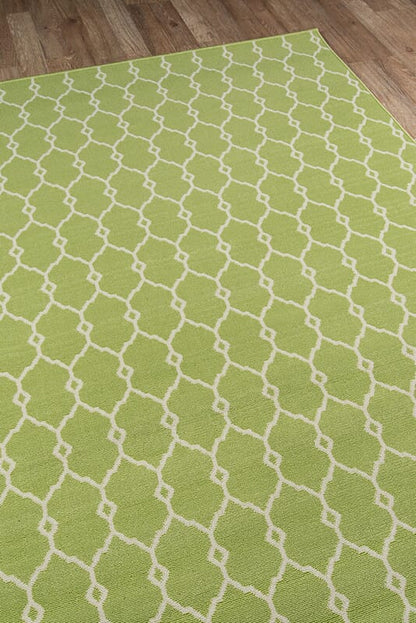 Momeni Baja Baj-2 Green Geometric Area Rug