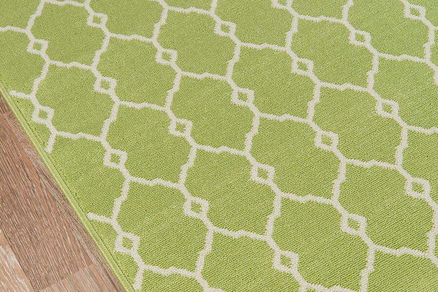 Momeni Baja Baj-2 Green Geometric Area Rug