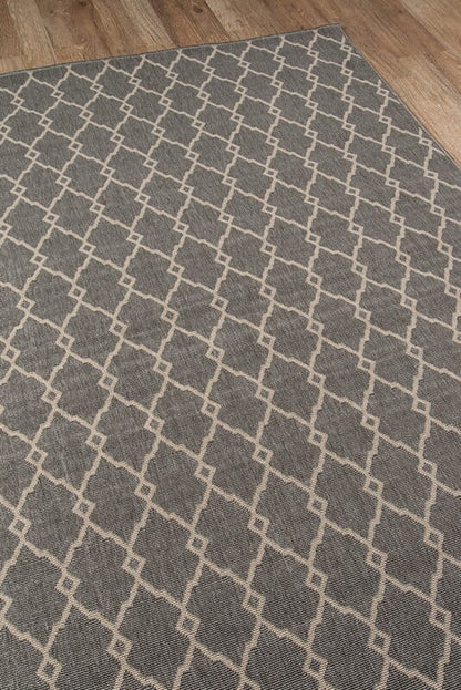 Momeni Baja Baj-2 Grey Geometric Area Rug