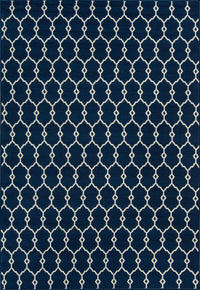 Momeni Baja Baj-2 Navy Geometric Area Rug