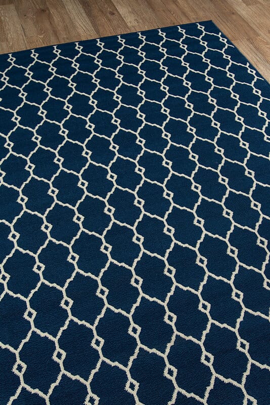 Momeni Baja Baj-2 Navy Geometric Area Rug