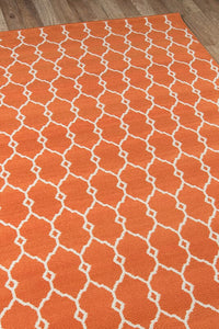 Momeni Baja Baj-2 Orange Geometric Area Rug