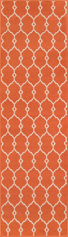 Momeni Baja Baj-2 Orange Geometric Area Rug