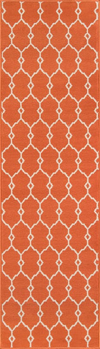 Momeni Baja Baj-2 Orange Geometric Area Rug