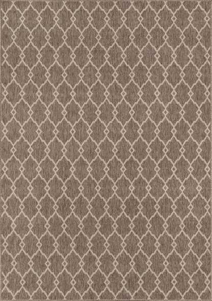 Momeni Baja Baj-2 Taupe Geometric Area Rug