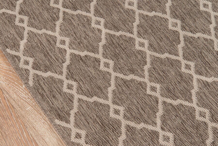 Momeni Baja Baj-2 Taupe Geometric Area Rug