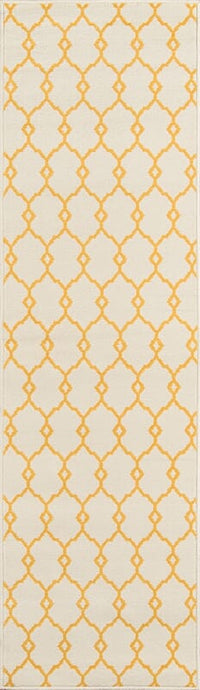 Momeni Baja Trellis Baj-2 Yellow Geometric Area Rug