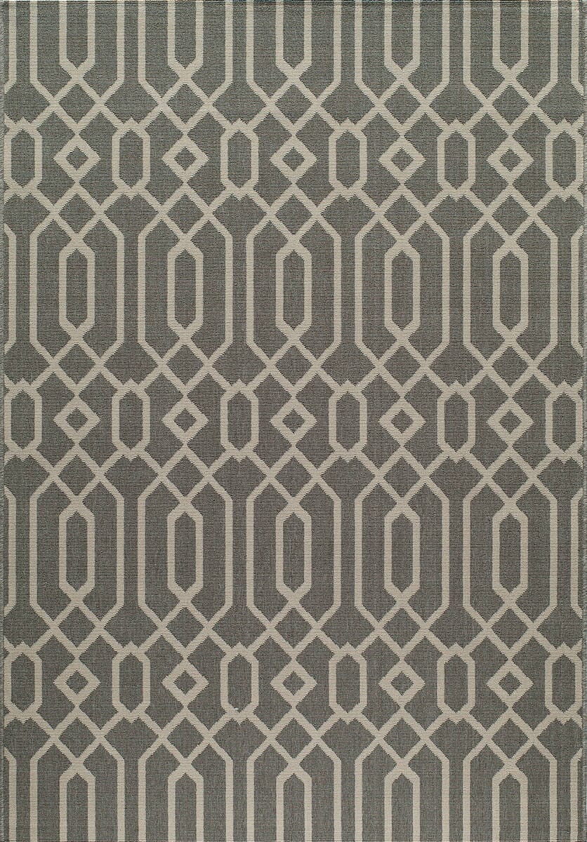 Momeni Baja Baj-3 Grey Geometric Area Rug