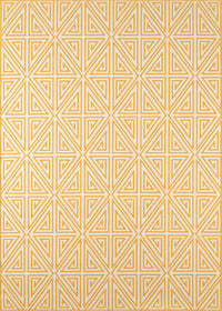 Momeni Baja Diamonds Baj-4 Yellow Geometric Area Rug