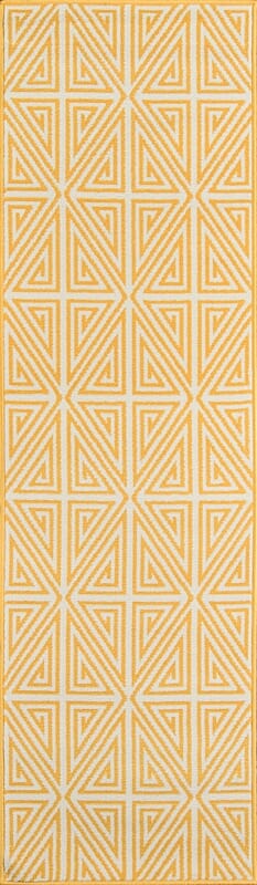 Momeni Baja Diamonds Baj-4 Yellow Geometric Area Rug