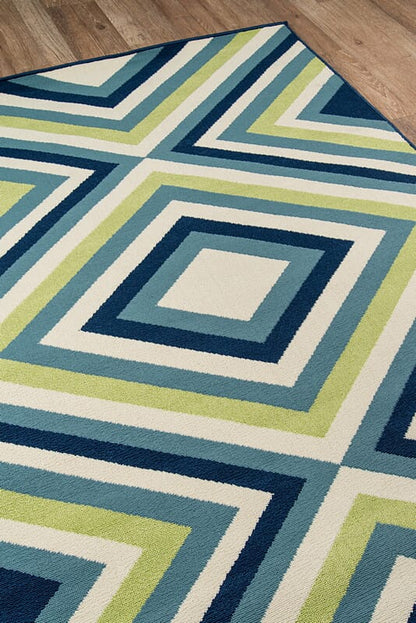 Momeni Baja Baj-8 Multi Geometric Area Rug