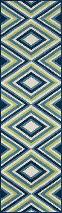 Momeni Baja Baj-8 Multi Geometric Area Rug