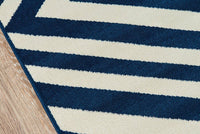 Momeni Baja Baj-8 Navy Geometric Area Rug