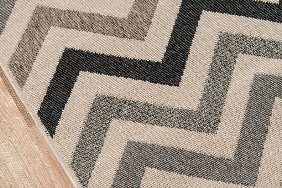 Momeni Baja Baj-9 Sage Chevron Area Rug