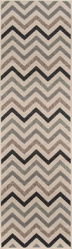 Momeni Baja Baj-9 Sage Chevron Area Rug