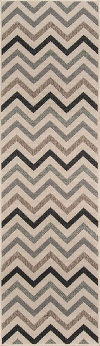 Momeni Baja Baj-9 Sage Chevron Area Rug