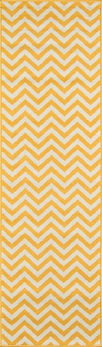 Momeni Baja Chevron Baj-9 Yellow Chevron Area Rug