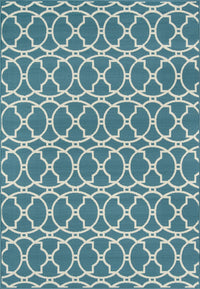 Momeni Baja Baj11 Blue Geometric Area Rug