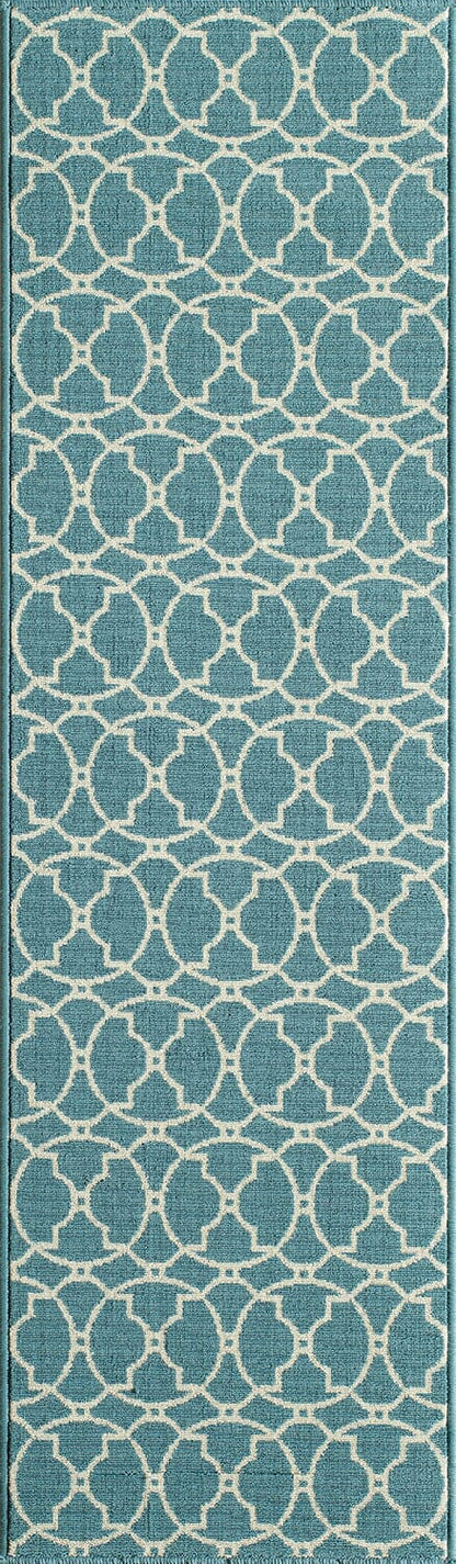 Momeni Baja Baj11 Blue Geometric Area Rug