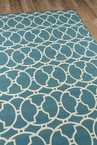 Momeni Baja Baj11 Blue Geometric Area Rug