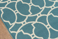 Momeni Baja Baj11 Blue Geometric Area Rug