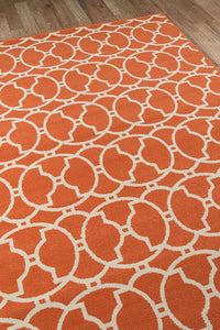 Momeni Baja Baj11 Orange Geometric Area Rug