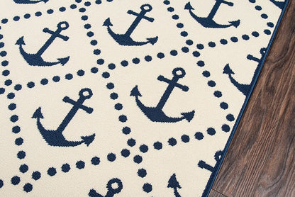 Momeni Baja Baj16 Ivory Coastal Area Rug