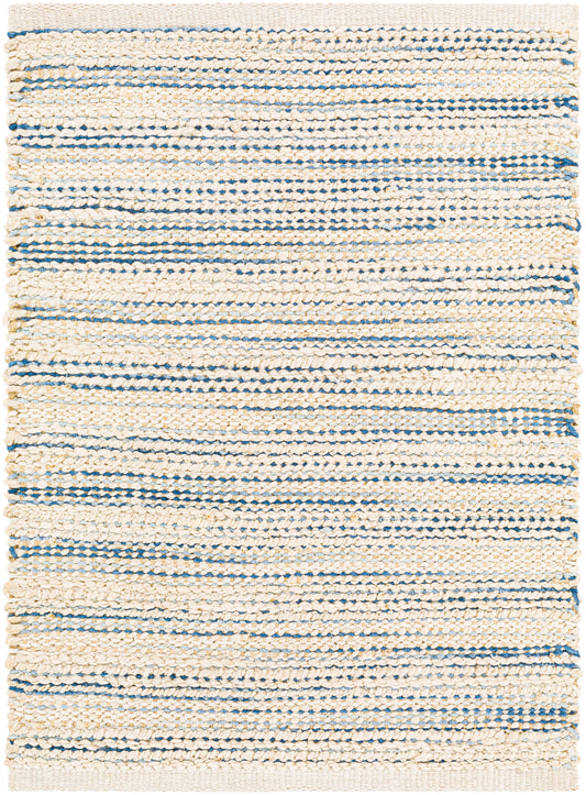 Surya Bali Bal-2303 Navy, Denim, Beige, Cream Area Rug