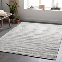 Surya Bali Bal-2303 Navy, Denim, Beige, Cream Area Rug