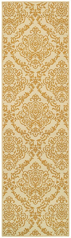 Oriental Weavers Sphinx Bali 8424J Ivory / Gold Damask Area Rug