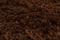 Chandra Bancroft Ban7403 Dark Brown Shag Area Rug