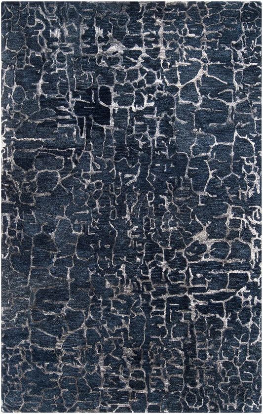 Surya Banshee Ban-3306 Navy, Denim Organic / Abstract Area Rug