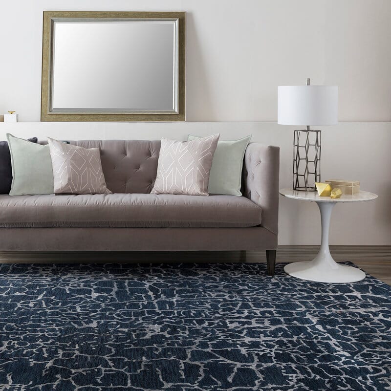 Surya Banshee Ban-3306 Sapphire Blue / Night Sky Rugs.