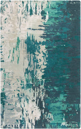 Surya Banshee Ban-3343 Teal / Teal / Moss Rugs.