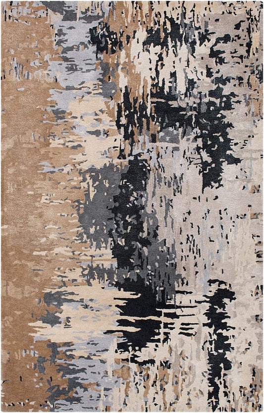 Surya Banshee Ban-3399 Taupe, Light Gray, Medium Gray Organic / Abstract Area Rug