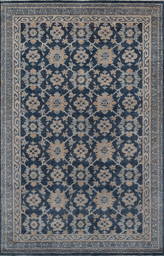 Momeni Banaras Bnr-1 Blue Area Rug