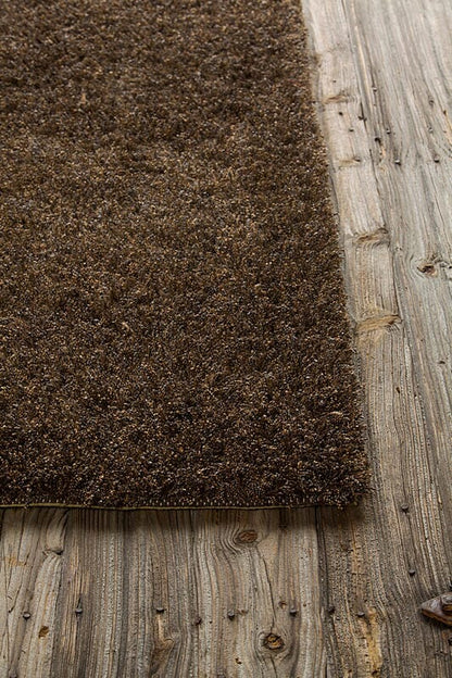 Chandra Barun bar21301 Brown Shag Area Rug