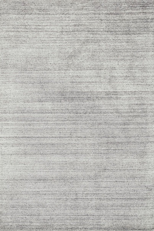 Loloi Barkley BK-01 Silver Solid Color Area Rug