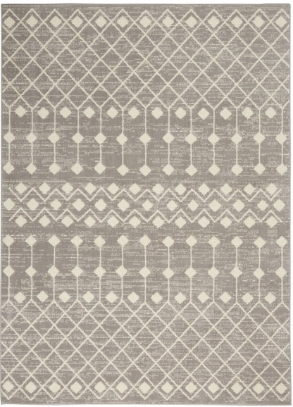 Nourison Grafix Grf37 Grey Area Rug