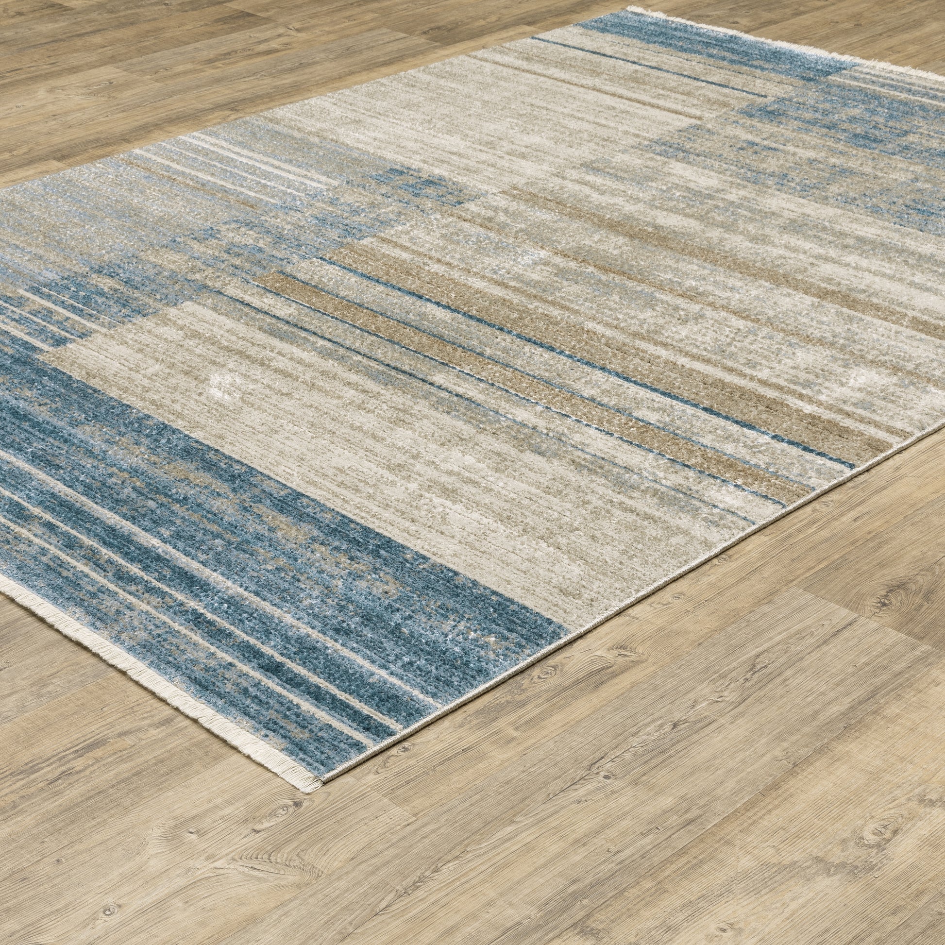 Oriental Weavers Sphinx Bauer 090B2 Blue/ Beige Area Rug